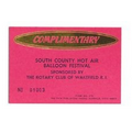 3-3/8"x2-1/4" Complimentary Tickets